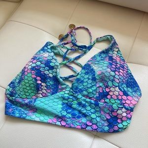 Luli Fama Mermaid bikini top size medium